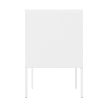 Ava 23.6" Accent Cabinet in White by Manhattan Comfort at Eve Furniture