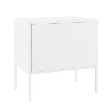 Ava 23.6" Accent Cabinet in White by Manhattan Comfort at Eve Furniture