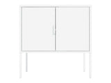 Ava 23.6" Accent Cabinet in White by Manhattan Comfort at Eve Furniture