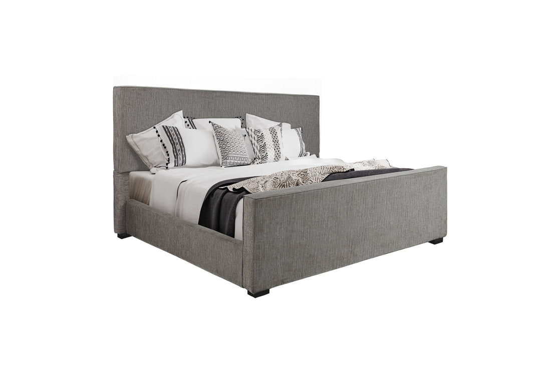 Ava Grey Queen Panel Bed by Happy Homes at Eve Furniture