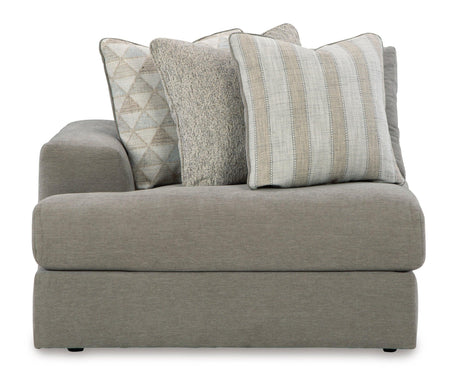 Avaliyah Ash 2-Piece Modular Loveseat by Ashley at Eve Furniture