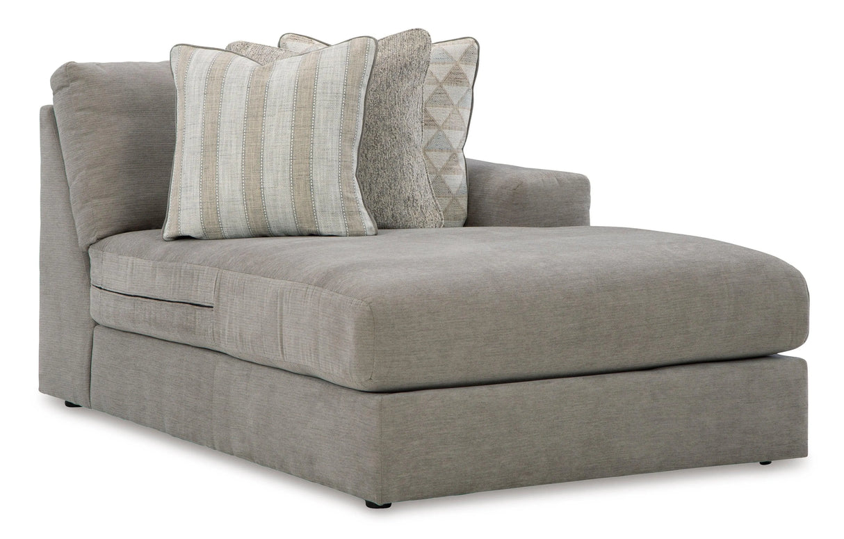 Avaliyah Ash 2-Piece Right Arm Facing (RAF) Chaise Sectional by Ashley at Eve Furniture