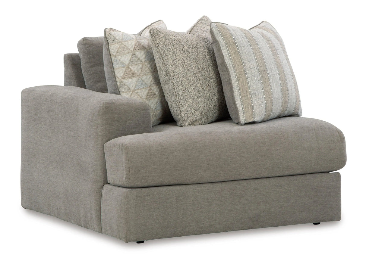 Avaliyah Ash 2-Piece Right Arm Facing (RAF) Chaise Sectional by Ashley at Eve Furniture