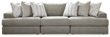 Avaliyah Ash 3-Piece Modular Sofa by Ashley at Eve Furniture