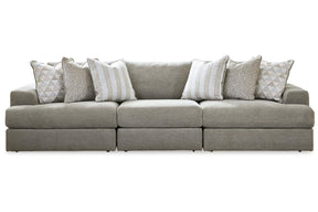 Avaliyah Ash 3-Piece Sectional Sofa by Ashley at Eve Furniture
