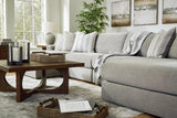 Avaliyah Ash 4-Piece Double Chaise Sectional by Ashley at Eve Furniture