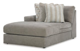 Avaliyah Ash 4-Piece Double Chaise Sectional by Ashley at Eve Furniture