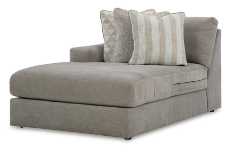 Avaliyah Ash 4-Piece Double Chaise Sectional by Ashley at Eve Furniture