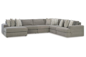 Avaliyah Ash 6-Piece Sectional by Ashley at Eve Furniture