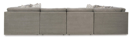 Avaliyah Ash 8-Piece Sectional by Ashley at Eve Furniture
