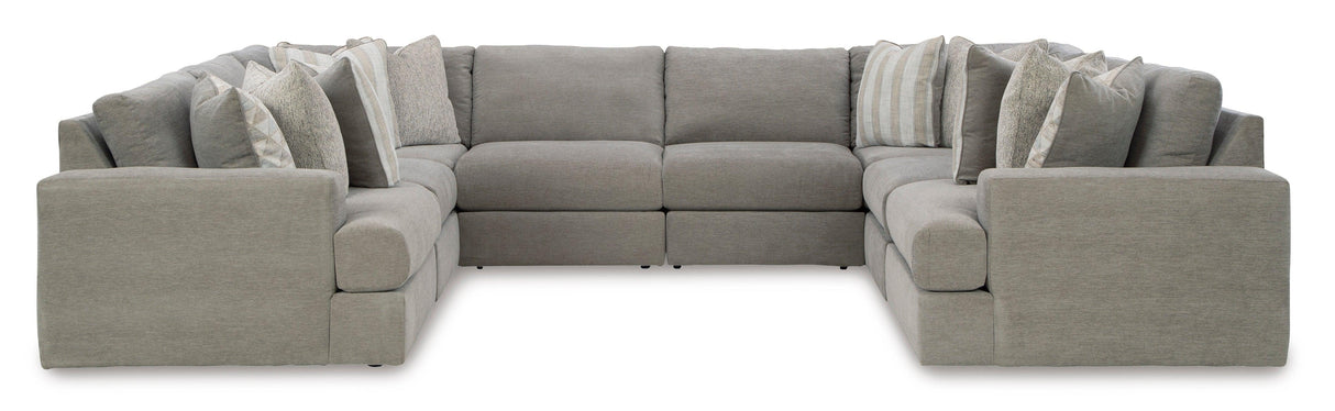 Avaliyah Ash 8-Piece Sectional by Ashley at Eve Furniture