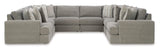Avaliyah Ash 8-Piece Sectional by Ashley at Eve Furniture