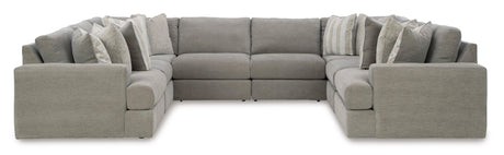Avaliyah Ash 8-Piece Sectional by Ashley at Eve Furniture