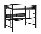 Avalon Full Workstation Loft Bed Black