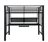 Avalon Full Workstation Loft Bed Black