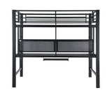 Avalon Full Workstation Loft Bed Black