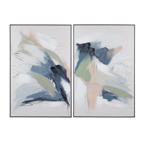 Avalon Green/Blue Canvas by Crestview at Eve Furniture