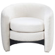 Avalon White Boucle Lounge Chair by Ashcroft Furniture at Eve Furniture