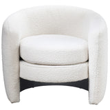 Avalon White Boucle Lounge Chair by Ashcroft Furniture at Eve Furniture