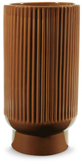 Avalyah Burnt Umber Vase by Ashley at Eve Furniture