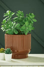 Avalyah Burnt Umber Vase by Ashley at Eve Furniture