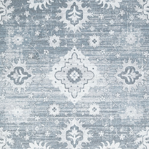 Avanworths Blue/Gray/Ivory Washable Large Rug by ASHLEY FURNITURE at Eve Furniture