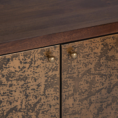 Avara Burnished Kona 4 Door Cabinet by Classic Home at Eve Furniture