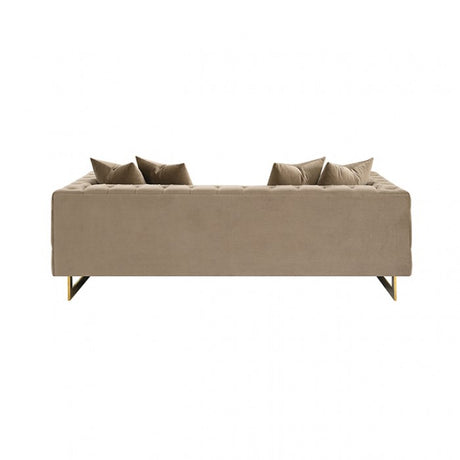 Avara Warm Mink Brown Sofa by Furniture of America at Eve Furniture