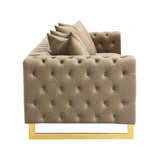 Avara Warm Mink Brown Sofa by Furniture of America at Eve Furniture