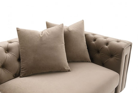 Avara Warm Mink Brown Sofa by Furniture of America at Eve Furniture