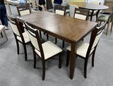 Avasa Brown 5-Piece Dining Room Set by Crown Mark at Eve Furniture