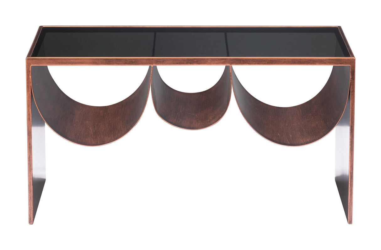 Aveiro Copper & Black Coffee Table by Zuomod at Eve Furniture