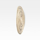 Avel Light Brown Seagrass W/Dark Brown String Round Wall Hanging Plate by Mercana at Eve Furniture