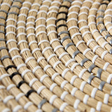 Avel Light Brown Seagrass W/Dark Brown String Round Wall Hanging Plate by Mercana at Eve Furniture