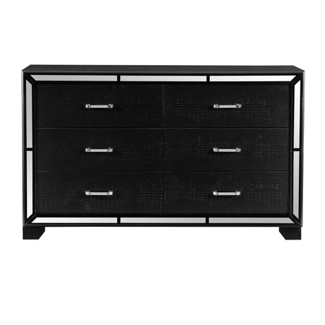 Aveline Black Dresser by Homelegance at Eve Furniture