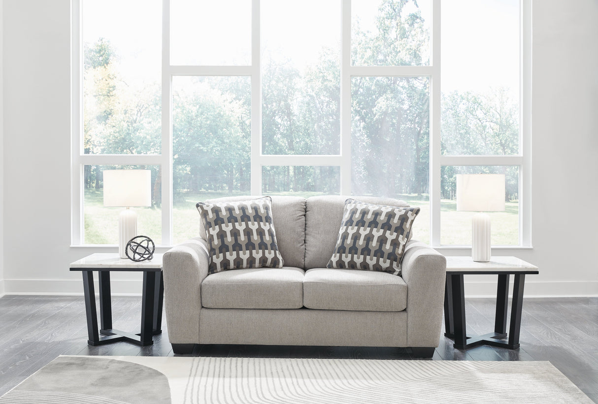 Avenal Park Flannel Loveseat