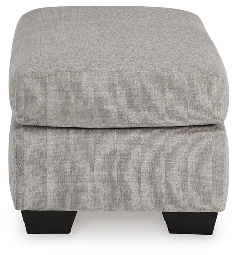 Avenal Park Flannel Ottoman by Ashley at Eve Furniture