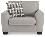 Avenal Park Flannel Oversized Chair