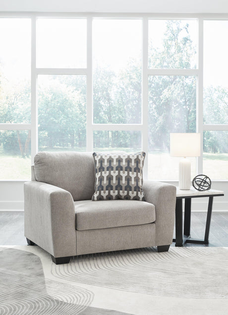 Avenal Park Flannel Oversized Chair by Ashley at Eve Furniture
