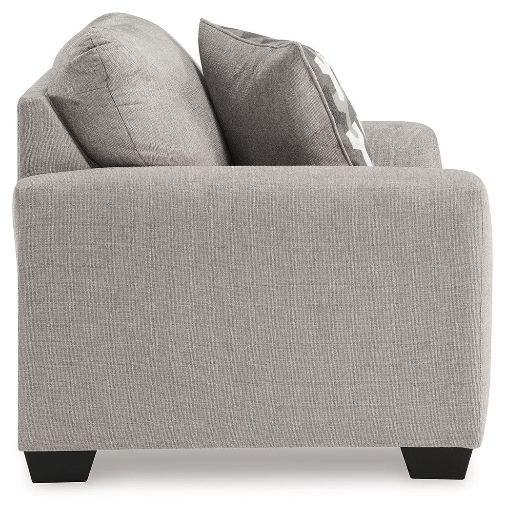 Avenal Park Flannel Oversized Chair by Ashley at Eve Furniture