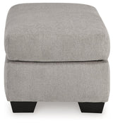 Avenal Park Flannel Ottoman by Ashley at Eve Furniture