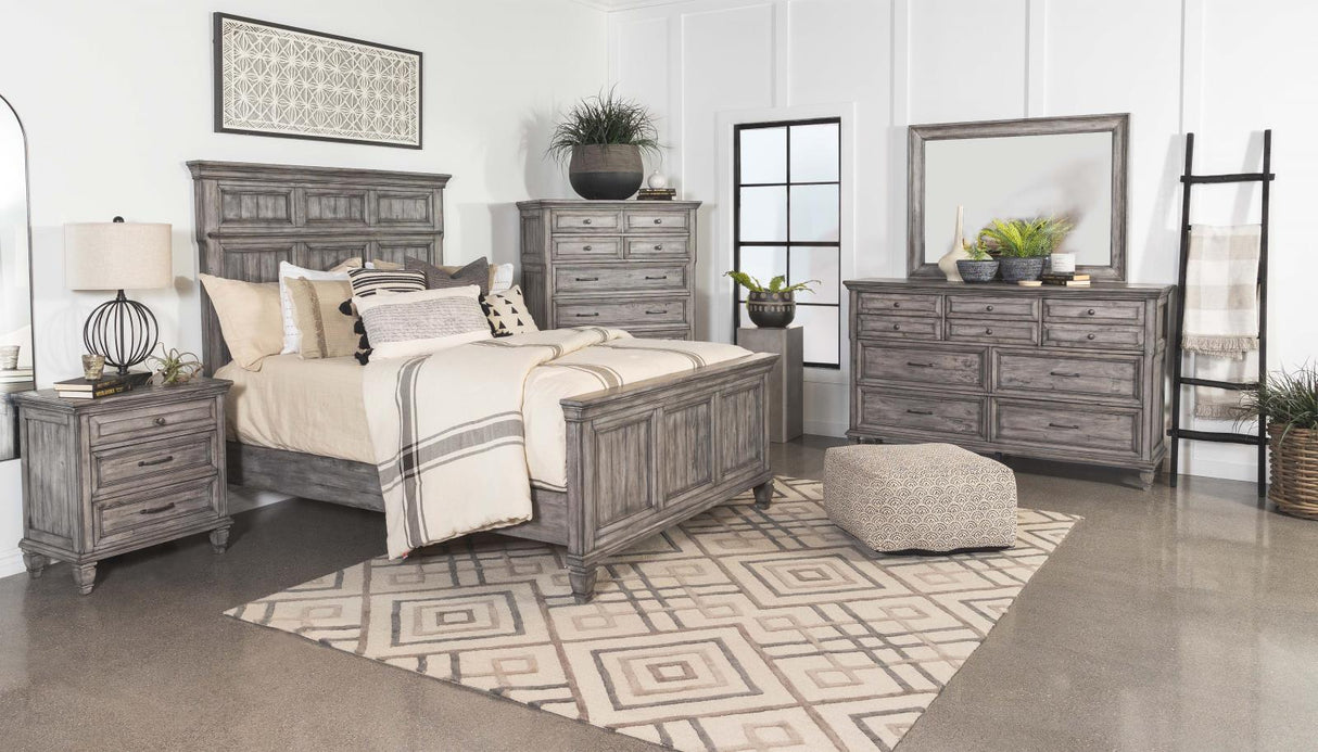 Avenue Gray 5-Piece Eastern King Bedroom Set