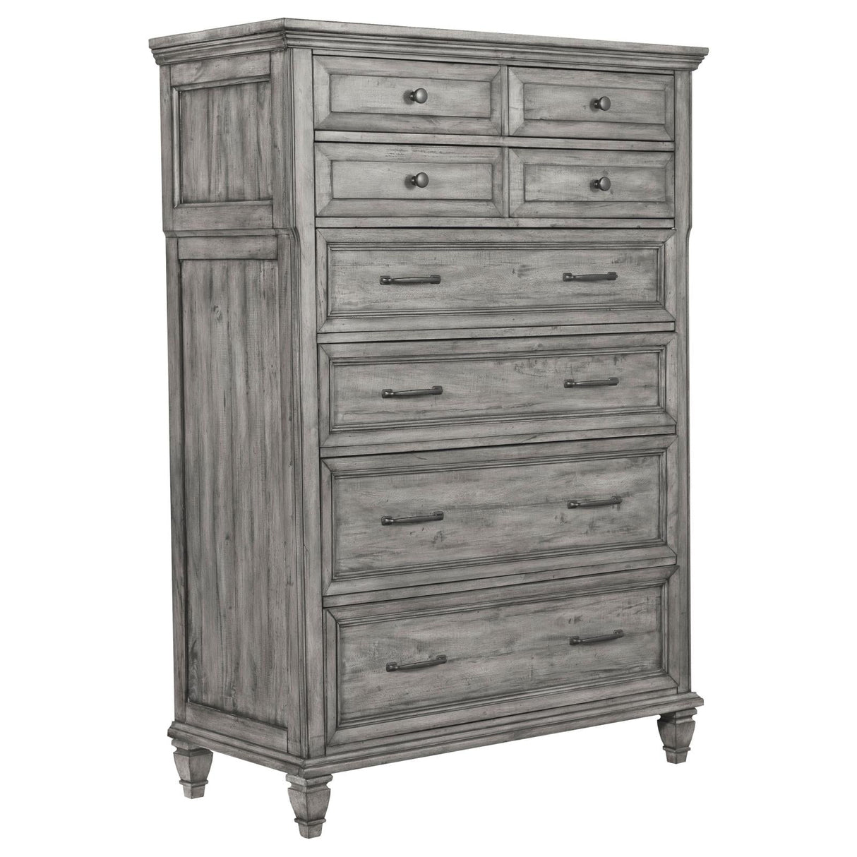 Avenue Gray 8-Drawer Rectangular Chest