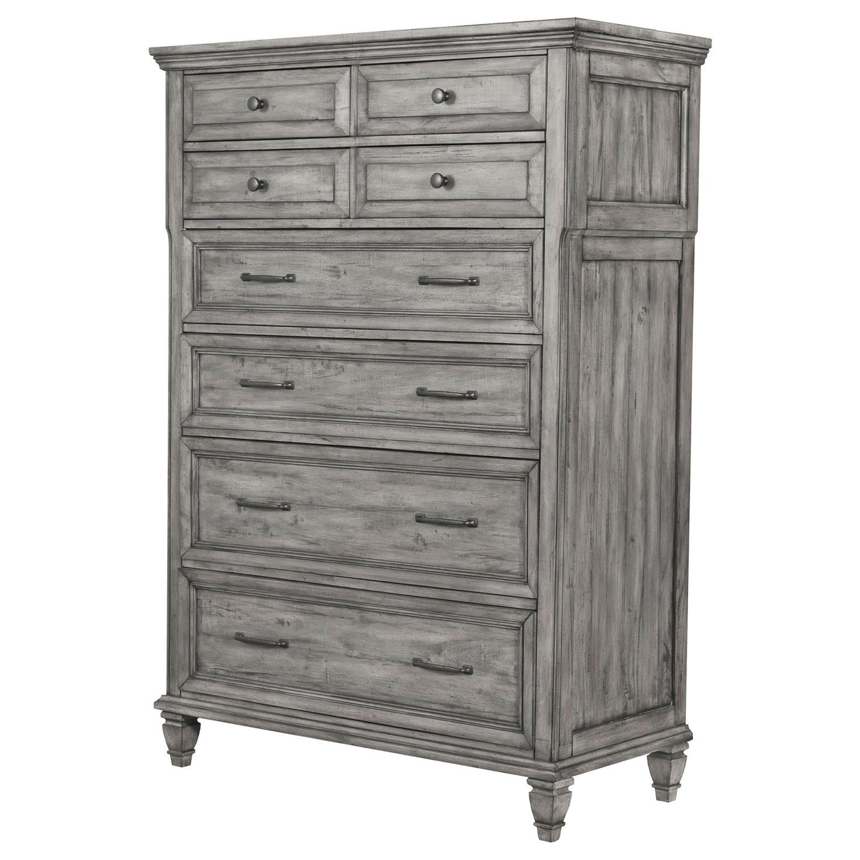 Avenue Gray 8-Drawer Rectangular Chest