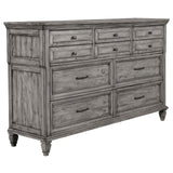 Avenue Gray 8-Drawer Rectangular Dresser