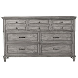 Avenue Gray 8-Drawer Rectangular Dresser