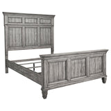 Avenue California King Panel Bed Gray