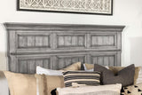 Avenue California King Panel Bed Gray