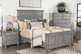 Avenue California King Panel Bed Gray