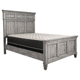 Avenue California King Panel Bed Gray